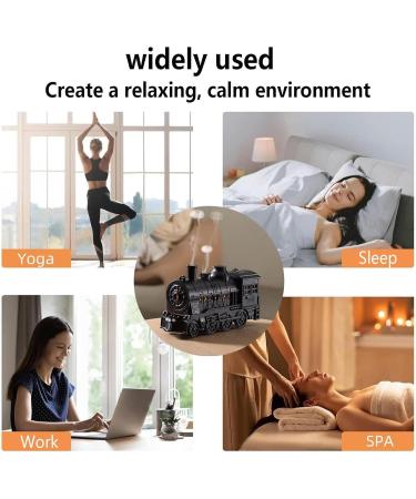 Buy 300ml Oil Diffuser Train with Remote Control 2 Light & Mist Modes Auto Shut-Off Humidifier for Bedroom Living Room & Office Green & Black - Buy Online on GoSupps.com