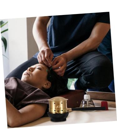 Moxibustion Box Set - Smoke-Free Copper Moxa Burner Holder | Gatuida 16x6cm Heat Treatment Massage Tank - Buy Online on GoSupps.com