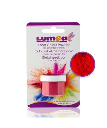 Decorative magic24 food color powder fat-soluble 2-4g can for fondant marzipan etc. Baking accessories cake decoration (burning red)