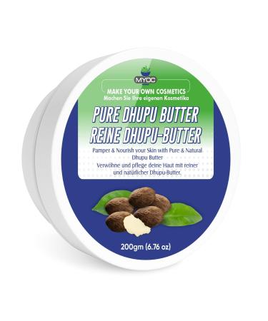 Dhupu Butter Natural Cosmetic Grade | Ideal for DIY Creams Balms Lotions Soaps & Cosmetic Formulations | 200 g (7.05 oz)