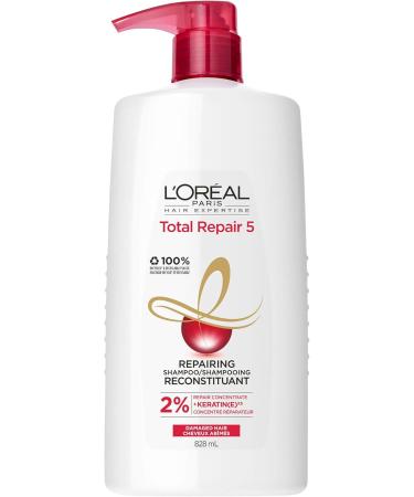 L'Oreal Paris Total Repair 5 Shampoo For Dry and Damaged Hair With Protein & L'Oreal Paris Total Repair 5 Restoring Hair Mask with Protein Calendula Extract and Ceramide for Damaged Hair - Buy Online on GoSupps.com