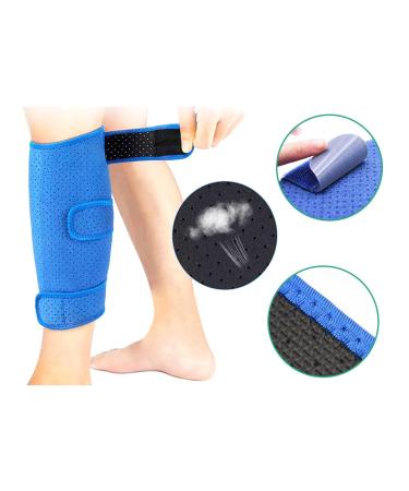 Alomejor Adjustable Thigh Compression Sleeve for Basketball - Blue | Muscle Fatigue Guard for Sports - International Shipping Available - Buy Online on GoSupps.com