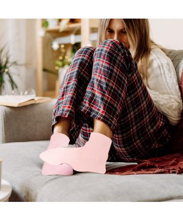 Silicone Moisturizing Socks for Women Foot Mask Peel Socks for Dry Cracked Feet and Hard Skin Removal Gel Socks for SPA Beach Gift (Pink) - Buy Online on GoSupps.com