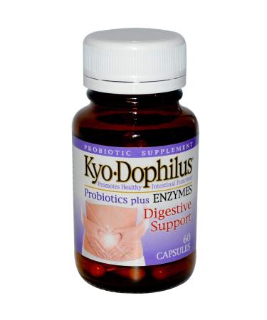 Kyolic Kyo Dophilus Probiotics Plus Enzymes 60 Capsules