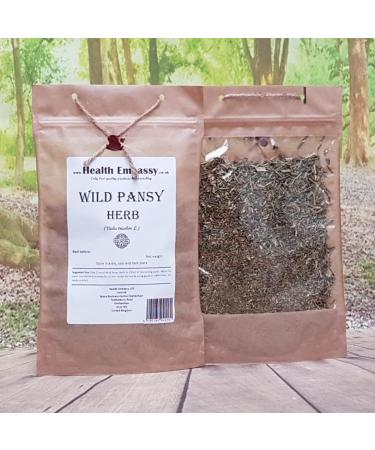 Health Embassy Herbe de Pens es Tisane | Viola Tricolor L | Wild Pansy Herb (100g) - Buy Online on GoSupps.com