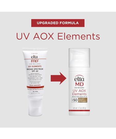 EltaMD UV Elements SPF 44 Tinted Moisturizer | Mineral Sunscreen for Dry Skin | Oil-Free Face Moisturizer | Dermatologist Recommended | 2.0 oz - Buy Online on GoSupps.com