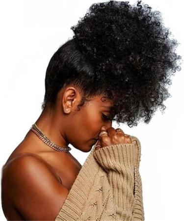 Human Hair Ponytail Hair Piece Afro Puff Drawstring Ponytail Real Human Hair Kinky Curly Ponytail Extension for Black Women Natural Color Clip in Curly Ponytail Remy Hair Pieces Ponytail Hairpiece f 18inches - Buy Online on GoSupps.com