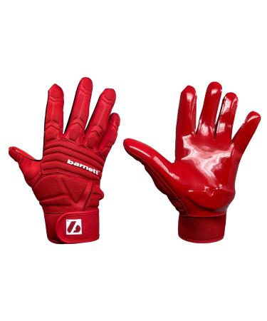 BARNETT FLG-03 Red American Football Gloves Linemen Professional OL DL