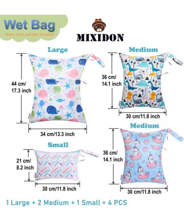 MIXIDON Waterproof Wet Bag for Swimsuits and Baby Items - Pattern 3 - Buy Online on GoSupps.com
