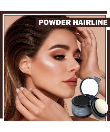 Root Cover Up Hair Topper Powder | Conceal Hair Loss & Thinning Hair - Long-Lasting Natural Color | Ideal for Bald Spots Hairline Shadows & Beard Lines - Black - Buy Online on GoSupps.com