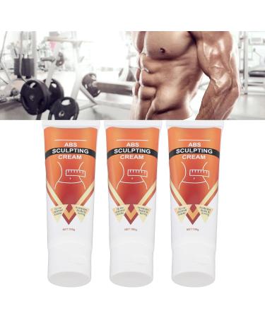 3pcs Abdominal Muscle Firming Cream Cellulite Removal Fat Burner for Abs Muscle Shaping Pre Workout Boost Improve Skin Texture Convenient to Use Men Fitness Essential - Buy Online on GoSupps.com