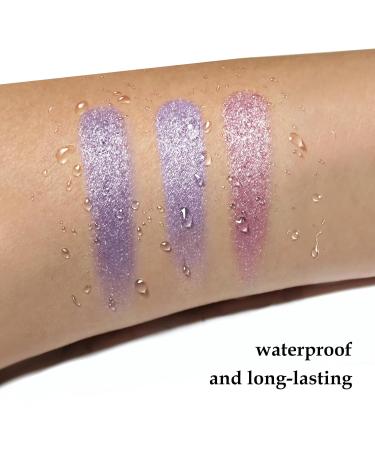 Boobeen 3PCS Cream Eyeshadow Pencil Crayon - Waterproof Shimmer Stick for Glitter Eye Makeup - Easy Application A03 0.35oz - Buy Online on GoSupps.com