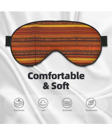 Native American Pattern Soft Sleep Eye Mask | Breathable Eye Patch for Women | Ideal for Travel & Relaxation - Buy Online on GoSupps.com