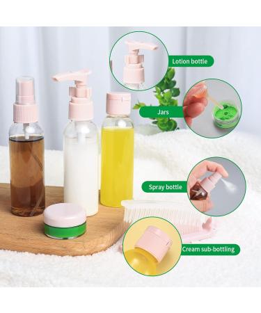 Yibaijia 12 Pcs Travel Bottles Set 60 ML Travel Bottles & Containers Empty Refillable Squeeze Bottles Containers Squeezable Travel Size Bottles Set for Travel Toiletries Shampoo Conditioner - Buy Online on GoSupps.com