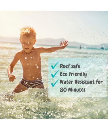 TotLogic Natural Mineral Sunscreen for Kids SPF 30 3 oz | Biodegradable & Reef Safe Zinc Oxide | Organic Sunblock for the Whole Family | Hypoallergenic & Water Resistant - Buy Online on GoSupps.com