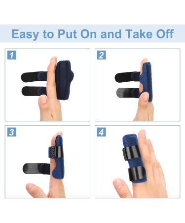 Adjustable Finger Splint & Corrector | Support for Fractures Sprains & Dislocations - International Shipping Available - Buy Online on GoSupps.com