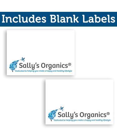 Blue Glass Spray Bottles - 4oz, Set of 2 for Oils, Beauty, Cleaning, Aromatherapy - Refillable, Portable Misters with Caps and Labels - Buy Online on GoSupps.com