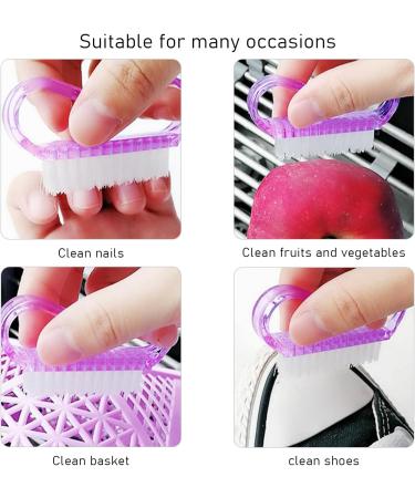 9-Piece Handle Nail Brush Set for Cleaning Nails and Pet Teeth - Buy Online on GoSupps.com