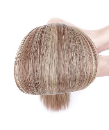Silk-Co Hair Extensions - Smooth Invisible Cord Realistic Synthetic Hair 50cm Light Brown & Blonde Sealing Extensions for Women - Buy Online on GoSupps.com