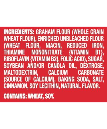 Teddy Grahams Cinnamon Graham Snacks Big Bag 3oz (Pack of 12) | Crunchy and Delicious Snack - Buy Online on GoSupps.com