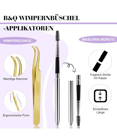 Eyelash Extensions Set B03+B - DIY Lash Extension Kit with 192 PCs Adhesive & Remover for Beginners - Buy Online on GoSupps.com