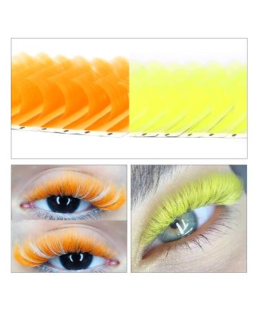 EMEDA Colored Lash Extensions D Curl .07 Mix 15mm - Hot Colorful Individual Eyelashes - Buy Online on GoSupps.com
