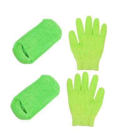 Housoutil 1 Set Lotion Miss Hands and feet Suit Yarn Gel moisturizing Hand Gloves moisturize Female moisturizing Gloves moisturizing Gloves for Female Care Products Soft