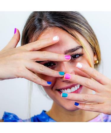 Eternal Nail Polish Set - 5 Piece Kit, Long Lasting, Quick Dry, Cruelty-Free, Made in USA - Tie Dye Colors - 0.46 fl oz Each - Buy Online on GoSupps.com