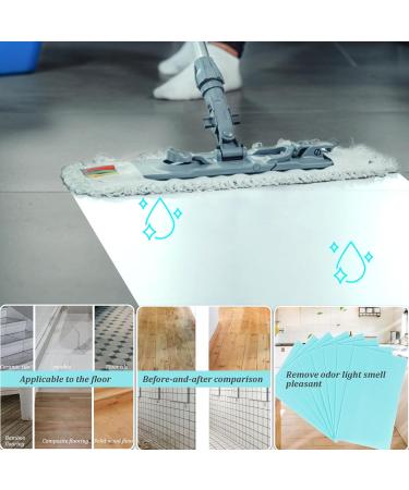 100PCS Concentrated Soluble Dry Cleaning Sheets Multi-Effect Portable Mopping Solution for Tiles Hardwood Marble Floor Cleaners - Buy Online on GoSupps.com