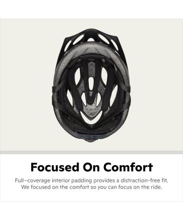 Schwinn Thrasher Adult Lightweight Bike Helmet - Dial Fit Adjustment - Black Non-Lighted - 58-62 cm Suggested Fit - Buy Online on GoSupps.com