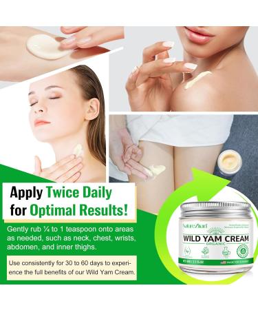 Wild Yam Cream for Hormone Balance | Relieve Hot Flashes & Night Sweats | Glass Bottle - Buy Online on GoSupps.com
