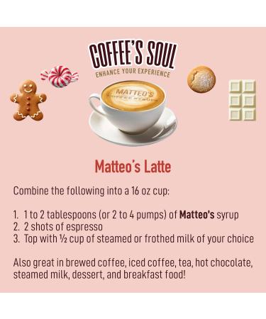 Matteo's Barista Style Sugar-Free Coffee Syrup 6 Flavour Holiday Variety Pack Zero Calories and Sugar Keto-Friendly Coffee Syrups Delicious Flavoured Coffee Syrup - 25.4 oz Syrup Bottles - Buy Online on GoSupps.com