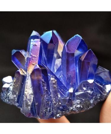 90-100g Aura Quartz Titanium Bismuth Silicon Cluster Stone Crystal Cluster - Buy Online on GoSupps.com