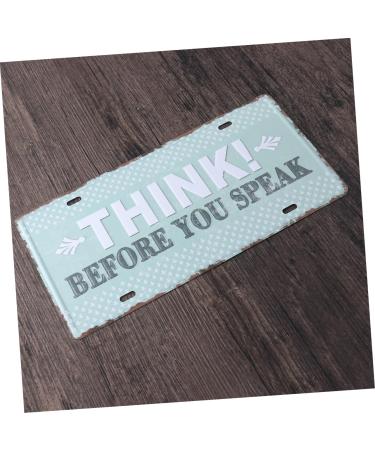 Ciieeo Metal Signs License Plate Decorations European and American - Buy Online on GoSupps.com