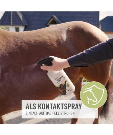 Test Winner: Fly Spray for Horses 1L - Aloe Vera Insect Repellent & Brake Blocker for Unmatched Protection | International Shipping Available - Buy Online on GoSupps.com