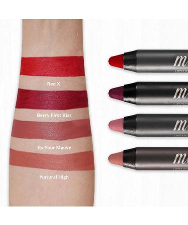 Vasanti Cosmetics Matte Crush Lipstick Pencil - Natural High Nude Beige | Waterproof High Pigment Soft Matte Makeup - Buy Online on GoSupps.com