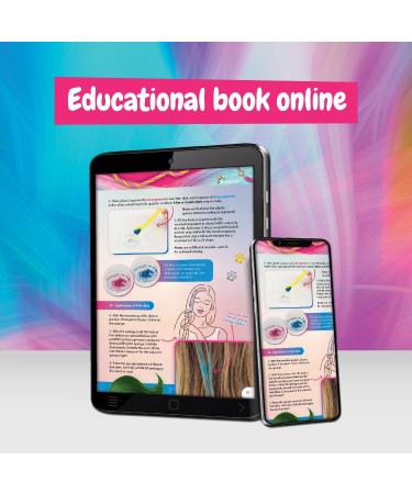 Science4you Hair Studio - Hair Chalks for Girls and Boys Hair Accessories Gift Set with Temporary Hair Dye for Kids Hair Tattos and much more Games Toys And Gifts for Girls and Boys 8+ Year olds - Buy Online on GoSupps.com