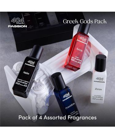 Longest Lasting 18% EDP Perfume Combo for Men | 4X20 ml | All Flavours Greek Gods Luxury Gift Set for Him | Fragrance Spray | Eau de Parfum | Date Night Body Spray Scent | Perfume Pack - Buy Online on GoSupps.com