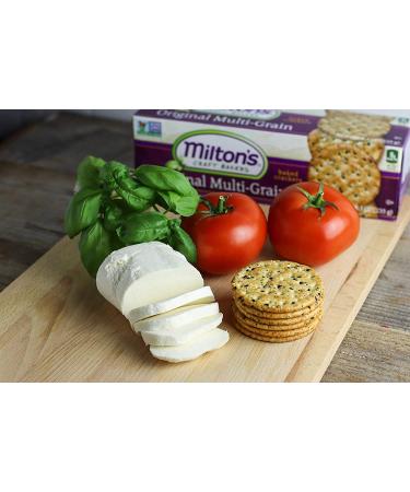 Milton's Gourmet Baked Crackers 3-Pack Variety Bundle - Original Multi-Grain, Fire-Roasted Vegetable, Olive Oil & Sea Salt 8.4 oz - Gluten-Free Snacks - Buy Online on GoSupps.com