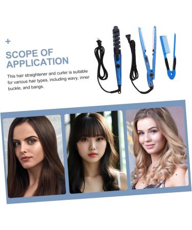 FRCOLOR Hair Curling Iron Set - 1 Set Hair Rollers & Comb Tools | Portable Curler & Straightener for Perfect Waves & Styles - International Shipping - Buy Online on GoSupps.com