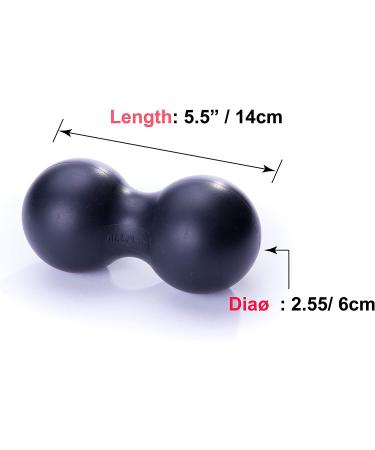 Peanut & Double Lacrosse Ball Set for Myofascial Release & Muscle Knot Therapy - Buy Online on GoSupps.com