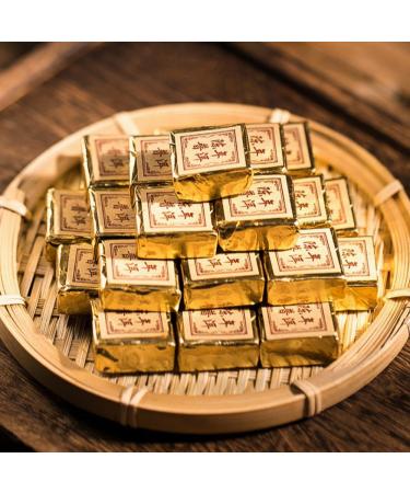 HQZM Directed Referred Yunnan Pu erthese Collied Golden Books of River Thee Classical Desert 500g 1764 Oz - Buy Online on GoSupps.com