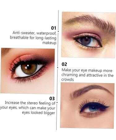 FRCOLOR 2pcs Eyebrow Powder Kit Black Eyeliner Pencils Eye Shadow Cream Liquid Eyeliner Matte Brush - Buy Online on GoSupps.com