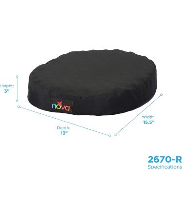 Buy NOVA Medical Donut Pillow Seat Cushion - Convoluted Foam Travel Ring Removable Washable Cover | Best for Comfort & Support - Buy Online on GoSupps.com