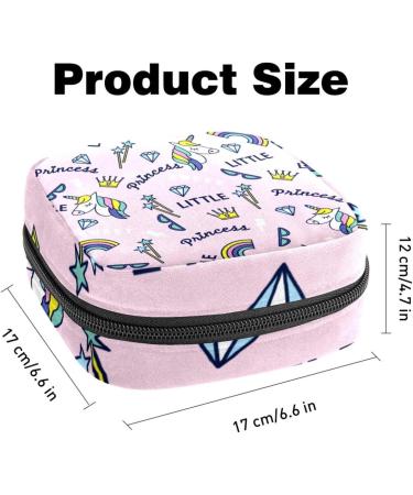 Portable Women's Menstrual Cup & Tampon Bags | Colorful Unicorn Design for Teens - Buy Online on GoSupps.com