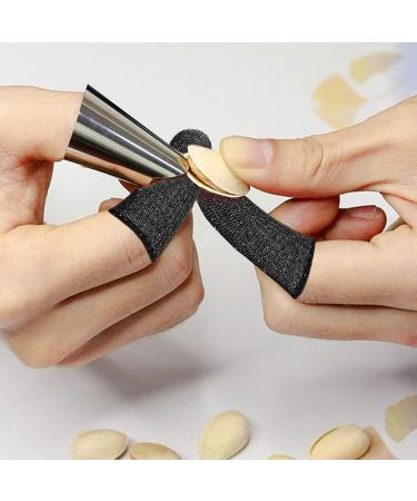 TSHAOUN 30 Pcs Reusable Finger Cots | Anti-Cutting Finger Protectors for Kitchen, Garden, and Work | Cut-Resistant Thumb Protector | Black Blue Grey - Buy Online on GoSupps.com