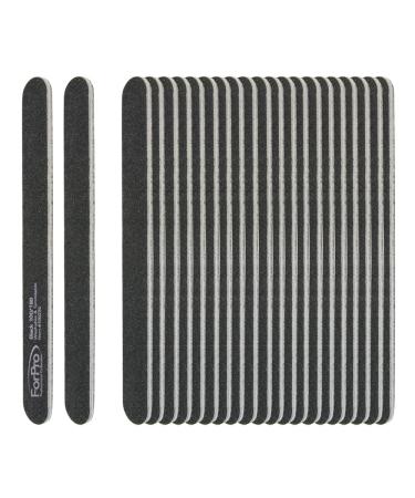 ForPro Nail Foam Boards 100/180 Grit Double-Sided Manicure Nail Files - Black, 7L x .75W, 50-Count (Pack of 1) - Buy Online on GoSupps.com