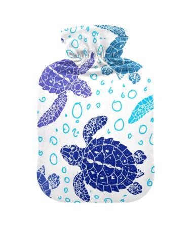 Hot water bottles with cover turtle hot water bag for pain relief neck and shoulder pain heating bag 2 liters