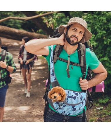 Buy Petcute Adjustable Dog Carrier - Breathable Pocket Transport Bag for Puppies | Safe & Travel-Friendly | Up to 4kg - Blue - Buy Online on GoSupps.com