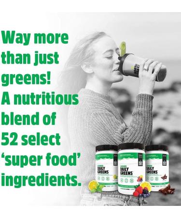 North Coast Naturals Ultimate Daily Greens | Superfood blend of superfruits land and sea greens - 270 g - Mixed Berry & Citrus Mixed Berry & Citrus 270 g (Pack of 1) - Buy Online on GoSupps.com